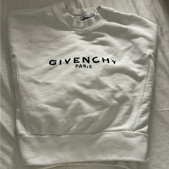 givenchy cropped sweatshirt size small - Picture 1 of 4